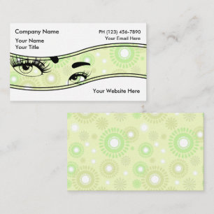 Cartes de visite de beauté
