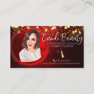 Cartes de visite de beauté de Candi