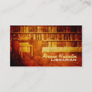 Cartes de visite de bibliothécaire