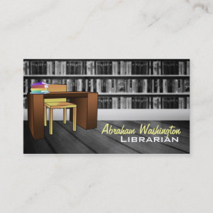 Cartes de visite de bibliothèque