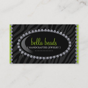 Cartes de visite de bijoux