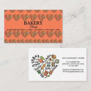 Cartes de visite de boulangerie