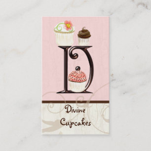 Cartes de visite de boulangerie de dessert de