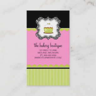 Cartes de visite de boulangerie ou de magasin de