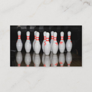 Cartes de visite de bowling