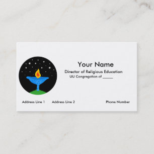 Cartes de visite de calice d'UU