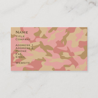 Cartes de visite de caméra rose / Cartes de contac