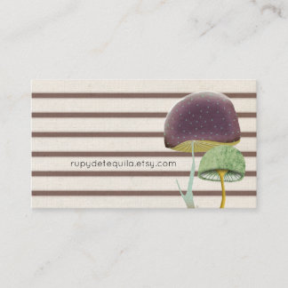 cartes de visite de champignons magiques