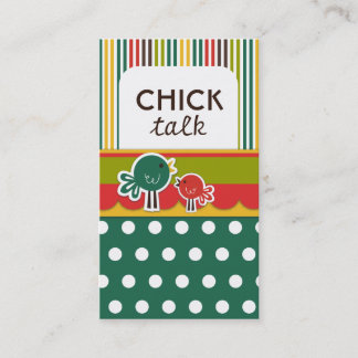 Cartes de visite de Chick Talk