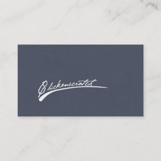 Cartes de visite de Chickenscratch