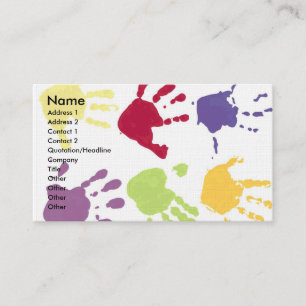 Cartes de visite de Childcare