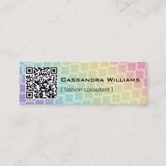 Cartes de visite de CODE de Quatrefoil QR