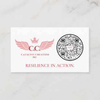 Cartes de visite de code QR