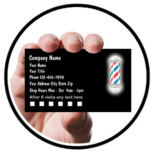 Cartes de visite de coiffeur