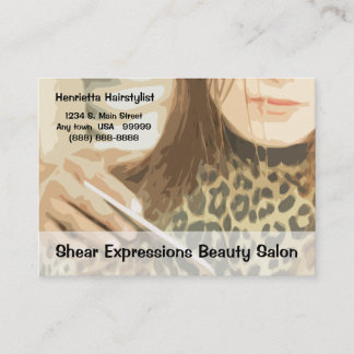 Cartes de visite de coiffeur