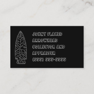 Cartes de visite de collecteur d'objet façonné