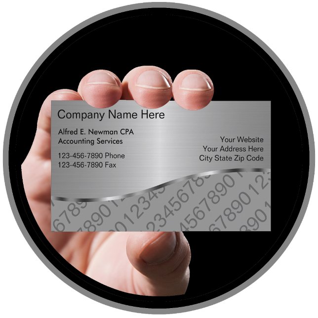 Cartes de visite de comptable (Créateur téléchargé)