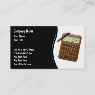 Cartes de visite de comptable