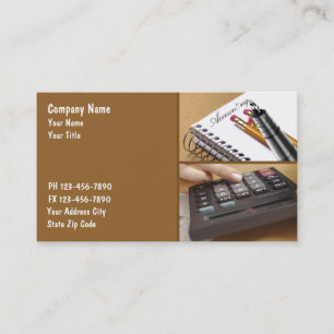 Cartes de visite de comptable