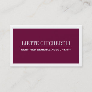 Cartes de visite de comptable