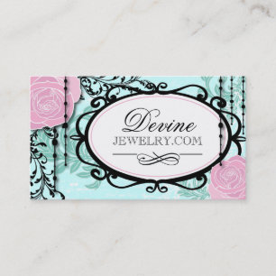 Cartes de visite de concepteur de bijoux
