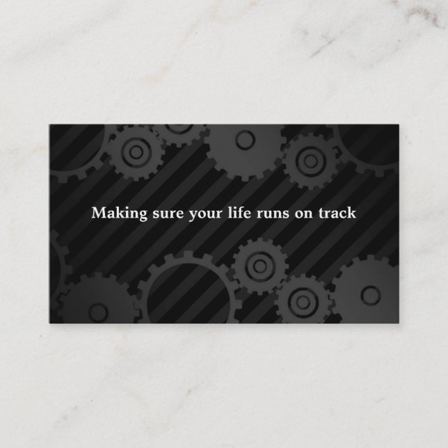 Cartes de visite de concierge (Devant)