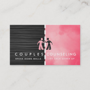Cartes de visite de conseillers en couple