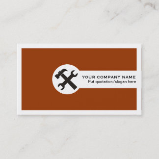 Cartes de visite de construction