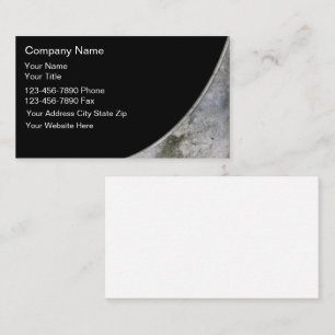 Cartes de visite de construction