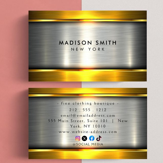 Cartes de visite De Construction Classique Et Cool (Créateur téléchargé)