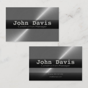 cartes de visite de Construction Manager