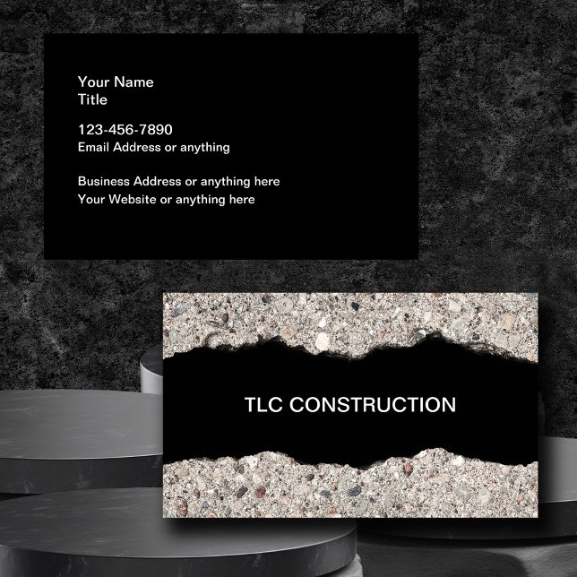 Cartes de visite de construction uniques et cool  (Créateur téléchargé)