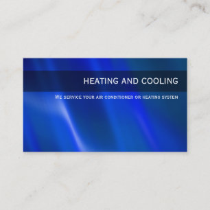 Cartes de visite de contrôle de climat