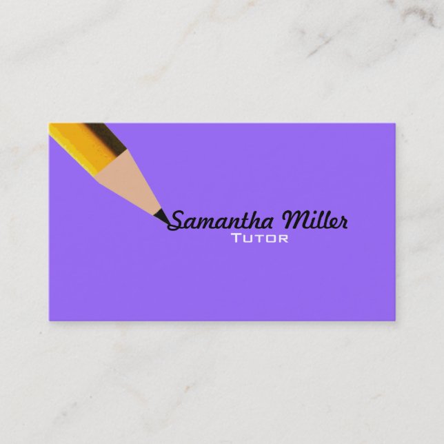 Cartes de visite de cours particuliers (Devant)
