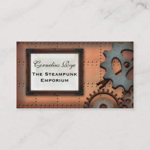 Cartes de visite de coutume de dents de Steampunk