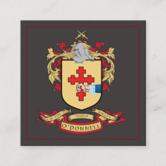 Cartes de visite de crête de famille