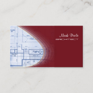 cartes de visite de Crimson Red Architect
