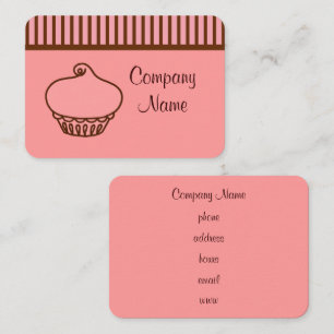 Cartes de visite de Cupcake