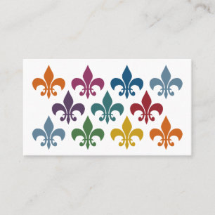 Cartes de visite de Cute Fleur De Lis