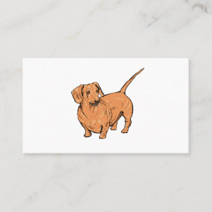 Cartes de visite de Dachshund Dog