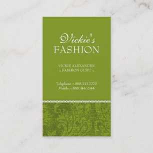 Cartes de visite de damassé