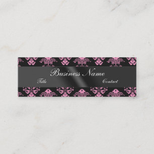 Cartes de visite de damassé