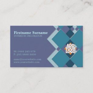 Cartes de visite de décorateur de carreaux de diam