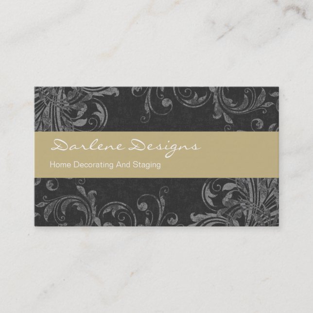 Cartes de visite de décoration (Devant)