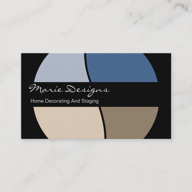 Cartes de visite de décoration (Devant)