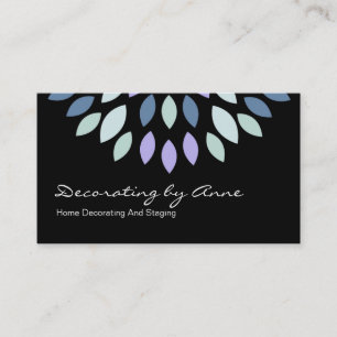 Cartes de visite de décoration