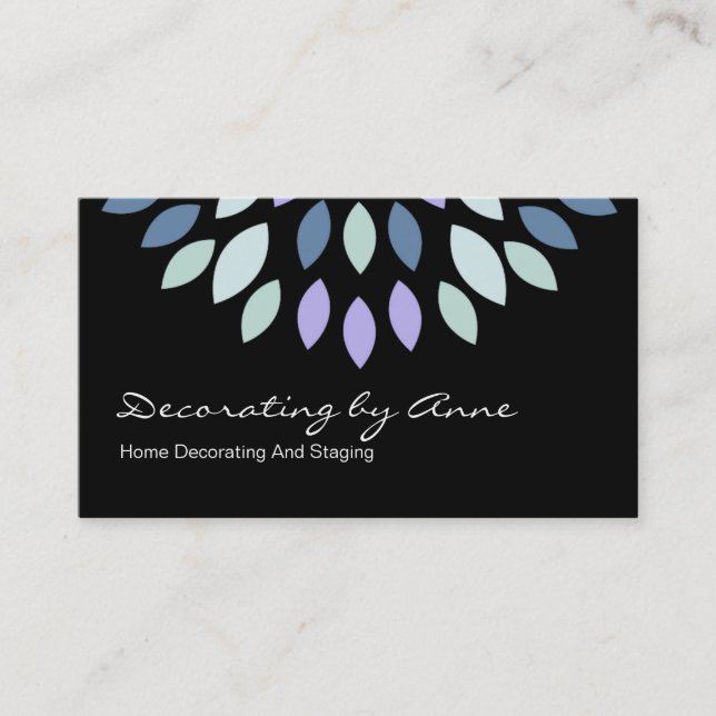 Cartes de visite de décoration (Devant)
