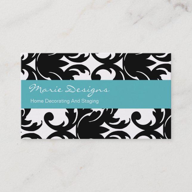 Cartes de visite de décoration (Devant)