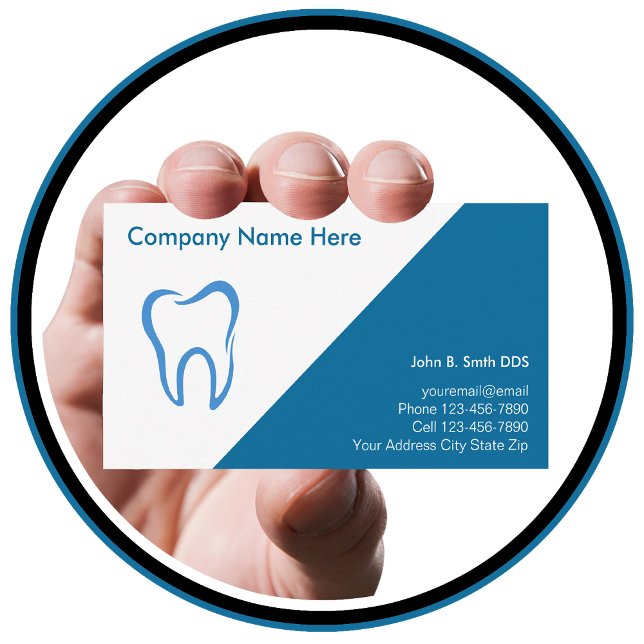 Cartes de visite de dentiste (Créateur téléchargé)