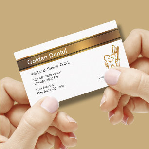 Cartes de visite de dentiste classe